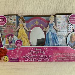 Disney Princess Cinderella Magnetic Dress Up Closet