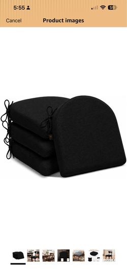 Memory foam chair cushions