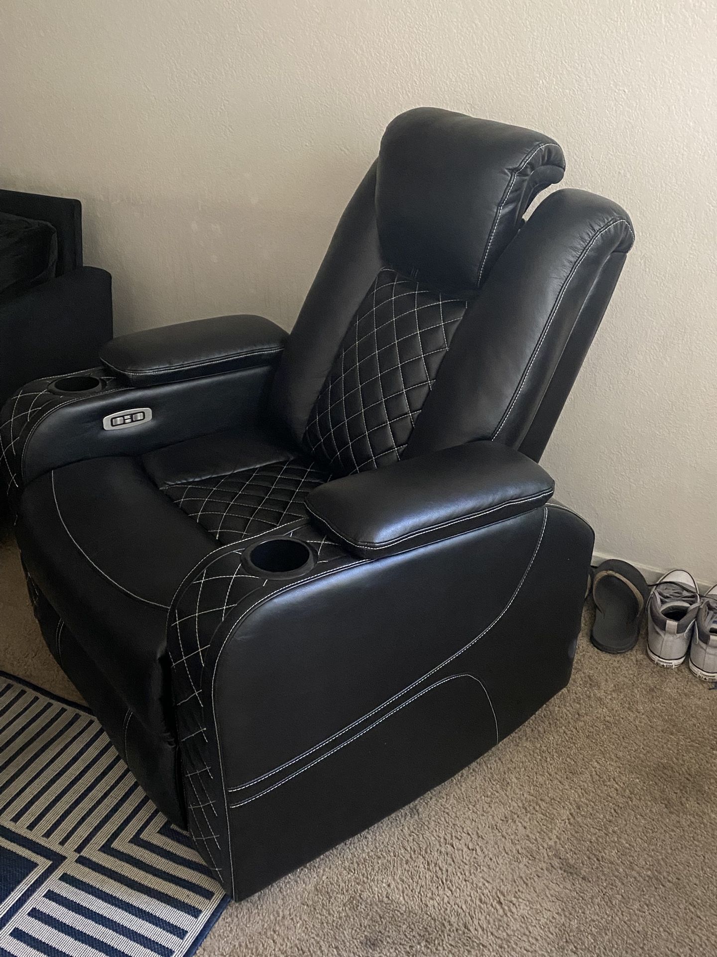 Black Powered Recliner Chair From Wayfair