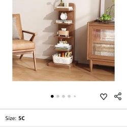 Narrow Bookshelf Ladder Bookshelf 5 Shelf Bookcase