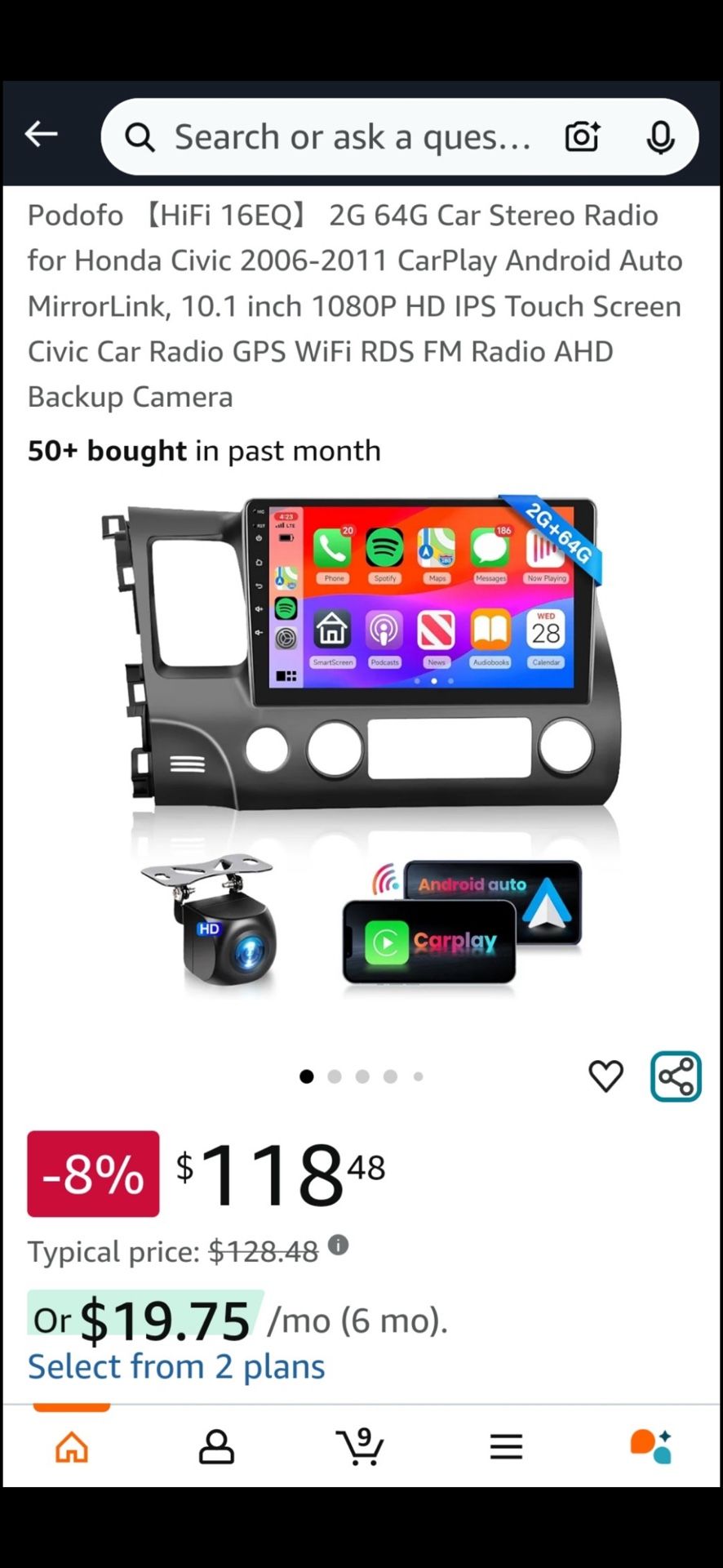 10.1 Inch Car Stereo Radio