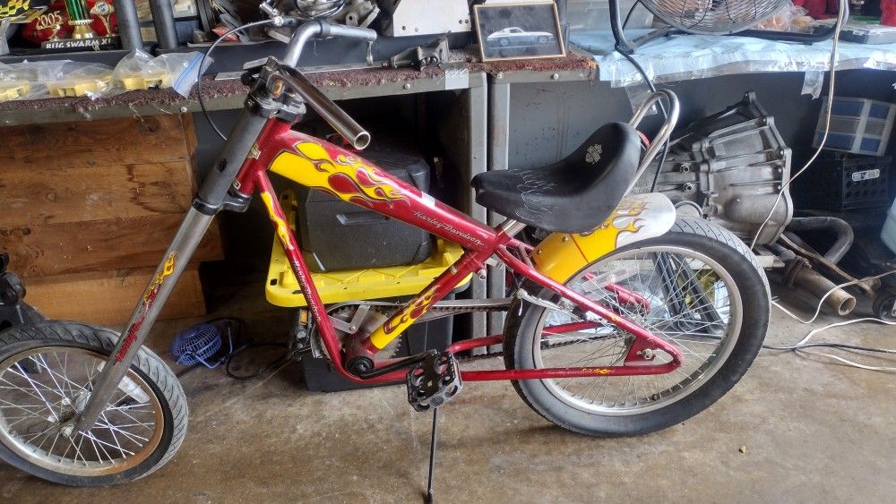 Harley davidson chopper bicycle hot sale
