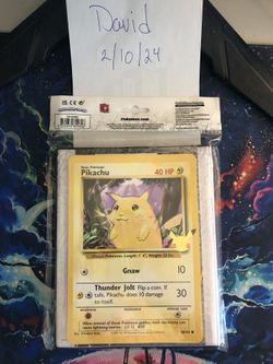 Pokémon 25th First Partner Collectors Binder With Jumbo Pikachu Card
