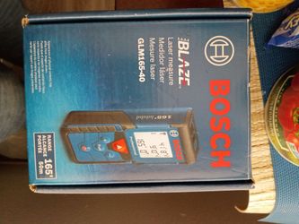 Bosch glm165-40 laser measure