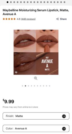 New Maybelline Ave A 007 matte lipstick $3 each