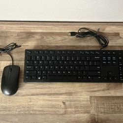 Dell- Wired Keyboard and Mouse 