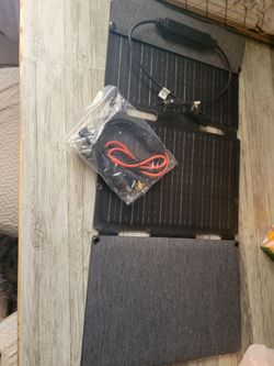 Ecofloe 45w solar panel with universal adapter