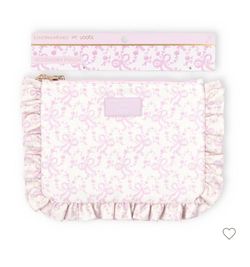 LoveShackFancy x Target-Yoobi Pink Couquette Bows Pencil Pouch