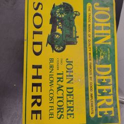 John Deere Sign 
