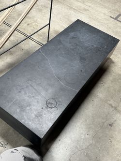 Restoration Hardware Marble Plinth Coffee Table