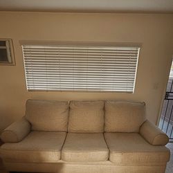 3-Piece Ashley Sofa Set with Ottoman