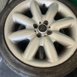 OEM 17” S Lite Wheels And Tires From Mini Cooper 