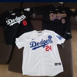 KOBE BRYANT MEN'S JERSEYS LOS ANGELES DODGERS, GREAT COLOR, AND DESIGN CASH PLEASE 