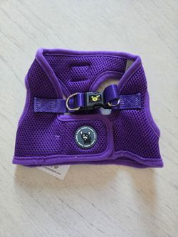 EcoBark Step in Dog Harness, Soft Mesh Body Halter Vest, Purple, Medium