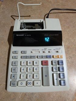 Electric calculator sharp
