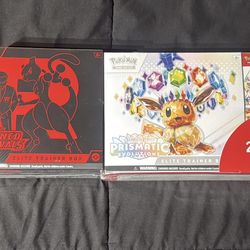 Pokémon ETBs & Booster Bundle Prismatic Evolution And Destined Rivals 