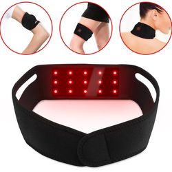 LOVTRAVEL New 660nm LED Red Light Therapy for Neck and 850nm Near Infrared Light Therapy Devices Pad