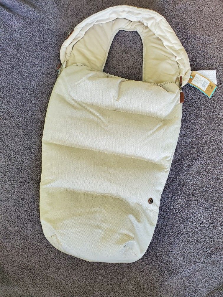 Silver Cross Dune / Reef Footmuff Color Stone New With Tag