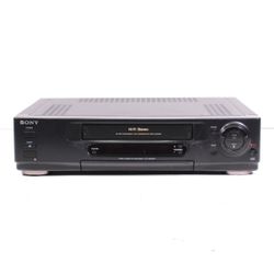 SONY VCR-VHS Player/Digital Auto Tracking/Auto Head Cleaner/Hi-Fi Stereo Sound/No Remote 