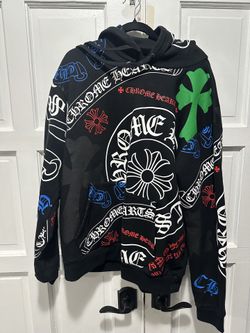 Chrome Heart Stencil Hoodie. Large.