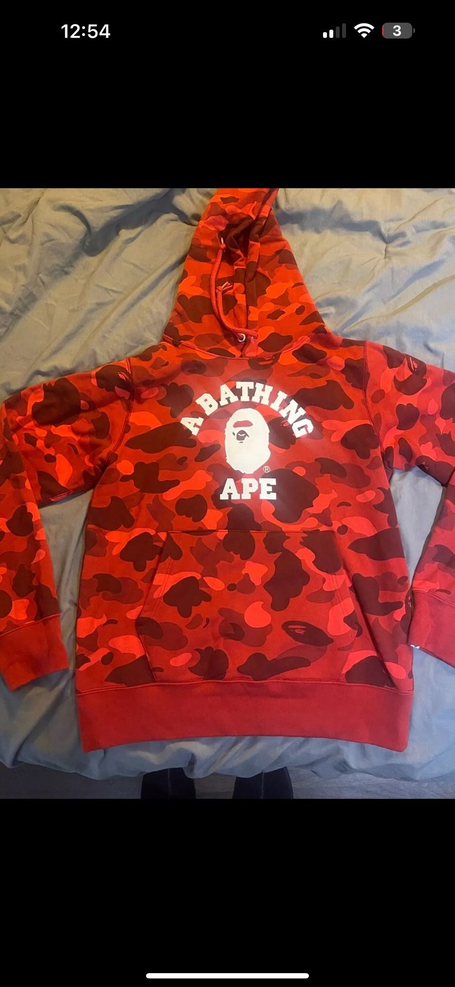 Red Bape Hoodie Online Exclusive Medium