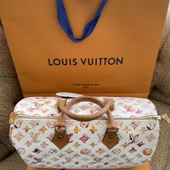 Authentic Louis Vuitton Watercolor Aquarelle Speedy 35