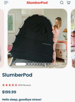 SlumberPod For Crib Black Out