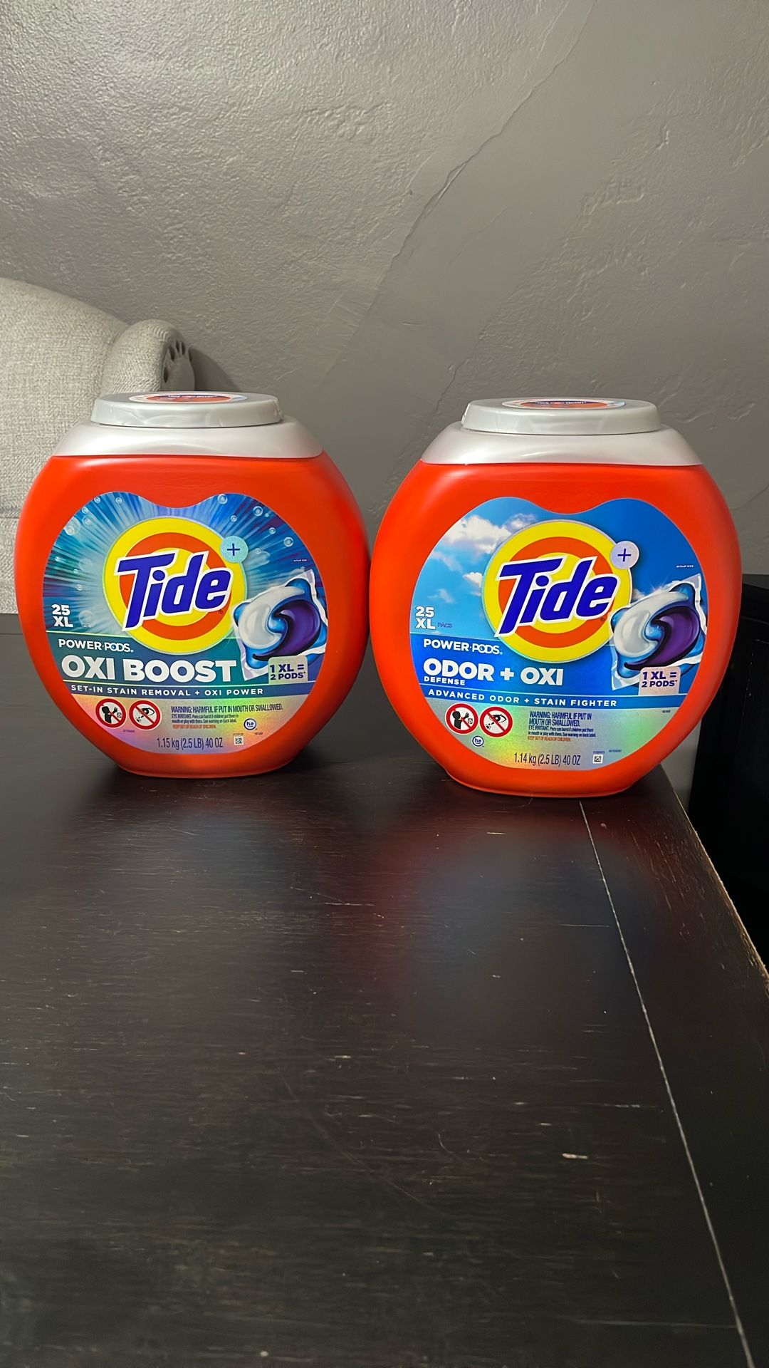 Tide Pods 25 xl - $10 Each 
