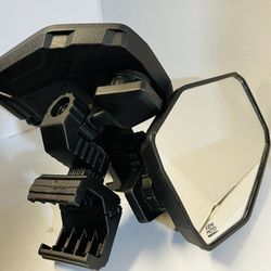 UTV Rear View Side Mirrors Breakaway For Polaris General XP 1000 Can Am Defender KEMI MOTO