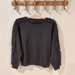 J. Crew fringe sweater