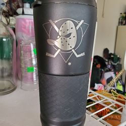 Mighty Ducks 24 Oz Metal Thermo Tumbler