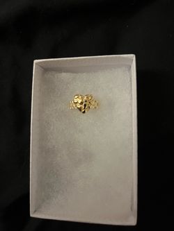 Gold nugget ring
