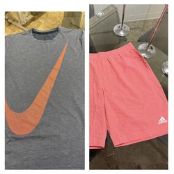 Nike Shirt & Adidas Short