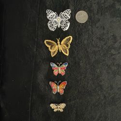 Butterfly Brooch/Pin  Collection