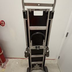 1,250 lb. Capacity Gemini XL Convertible Aluminum Hand Truck with Locking Casters, Non-Skid Platform, Pneumatic Wheels