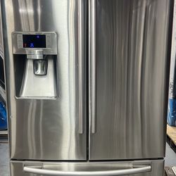 36” Wide Counter Depth Sansung Frige Use Like New 