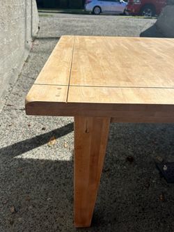 Amateur Refinished solid oak table