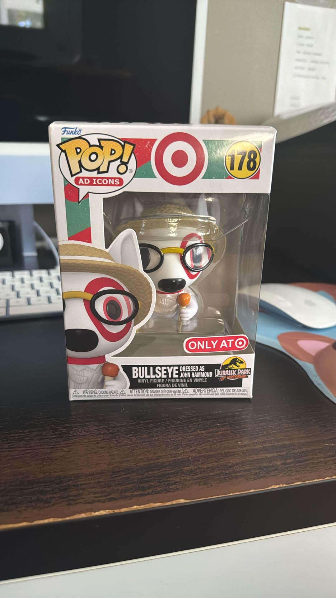 Target Bullseye Jurassic Park Funko Pop 178