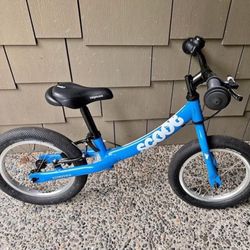 Ridgeback scoot balance bike- Blue 14”
