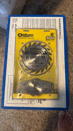 Oldham 6” stacked dado set
