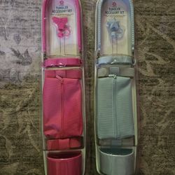 Target Exclusive Pink Bow Glass Accessory Set 