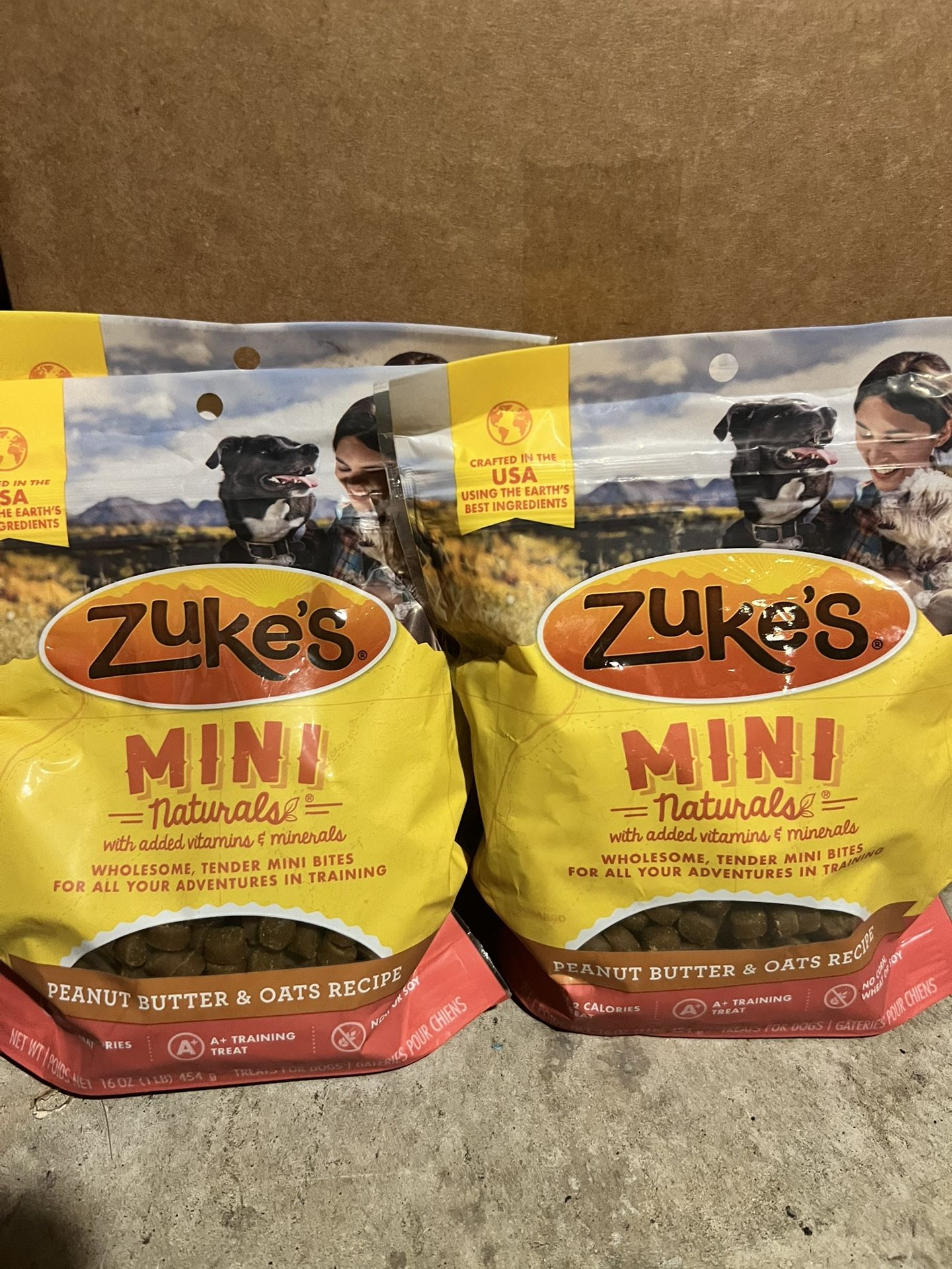 Zukes Peanut Butter, Mini Dog Treats
