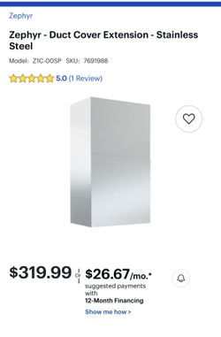 Zephr Hood Extension Cover