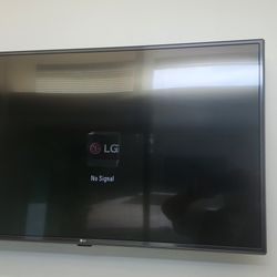 43 Inch LG TV With Mounting Bracket 
