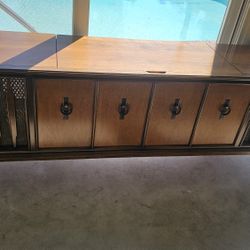 TV Console Antique Table