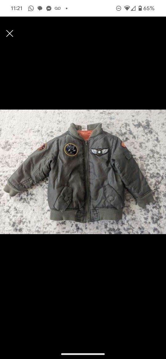 Boys Toddler Aviator Jacket 24m
