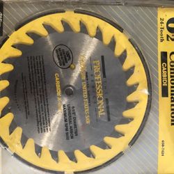 Framing  Combination Carbide 6 1/2 24tooth Old ham US Saw  The Professional Series New In Package 