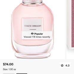 Coach Dream Sunset Perfume 