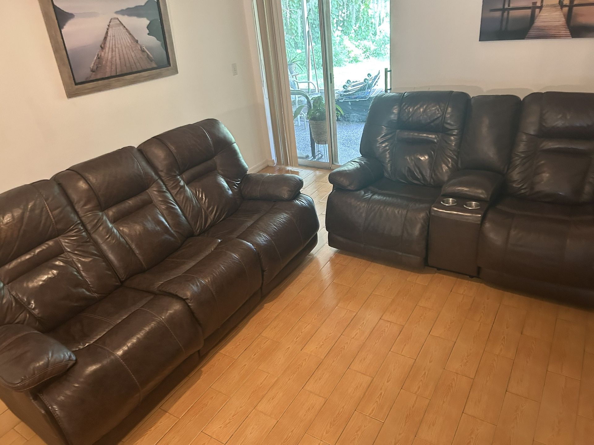 Couch and loveseat