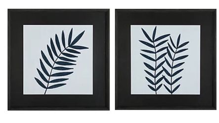 Studio 3B™ Leafy Stems 30-Inch x 30-Inch Framed Art Prints (Set of 2)